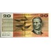 AUSTRALIA 1968 . TWENTY 20 DOLLARS BANKNOTES . PHILLIPS/RANDALL . CONSECUTIVE PAIR